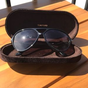 Black Tom Ford glasses